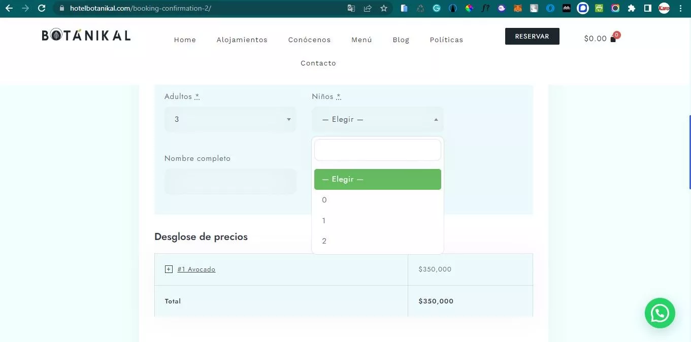 hotel booking website
