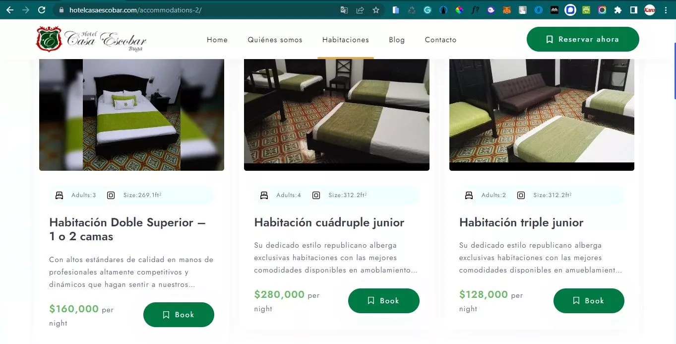 hotel booking website