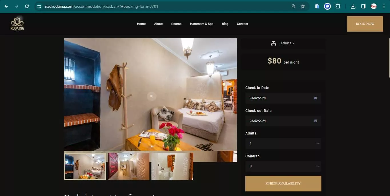 riadrodaina 3 hotel booking website
